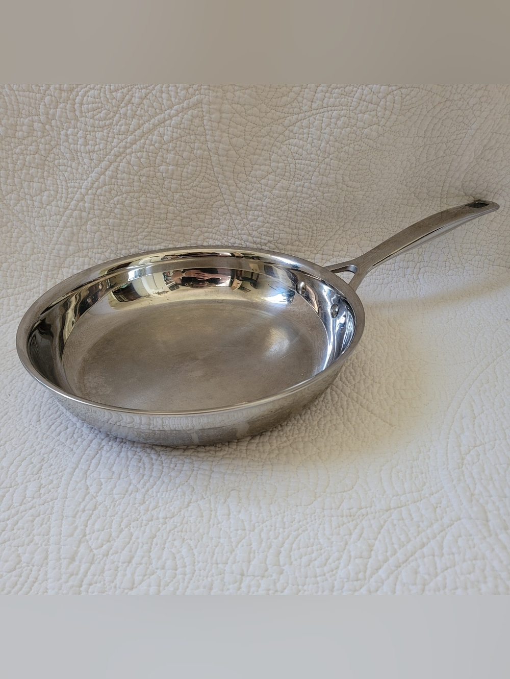 Le Creuset 3-Ply Stainless Steel Uncoated Frying Pan